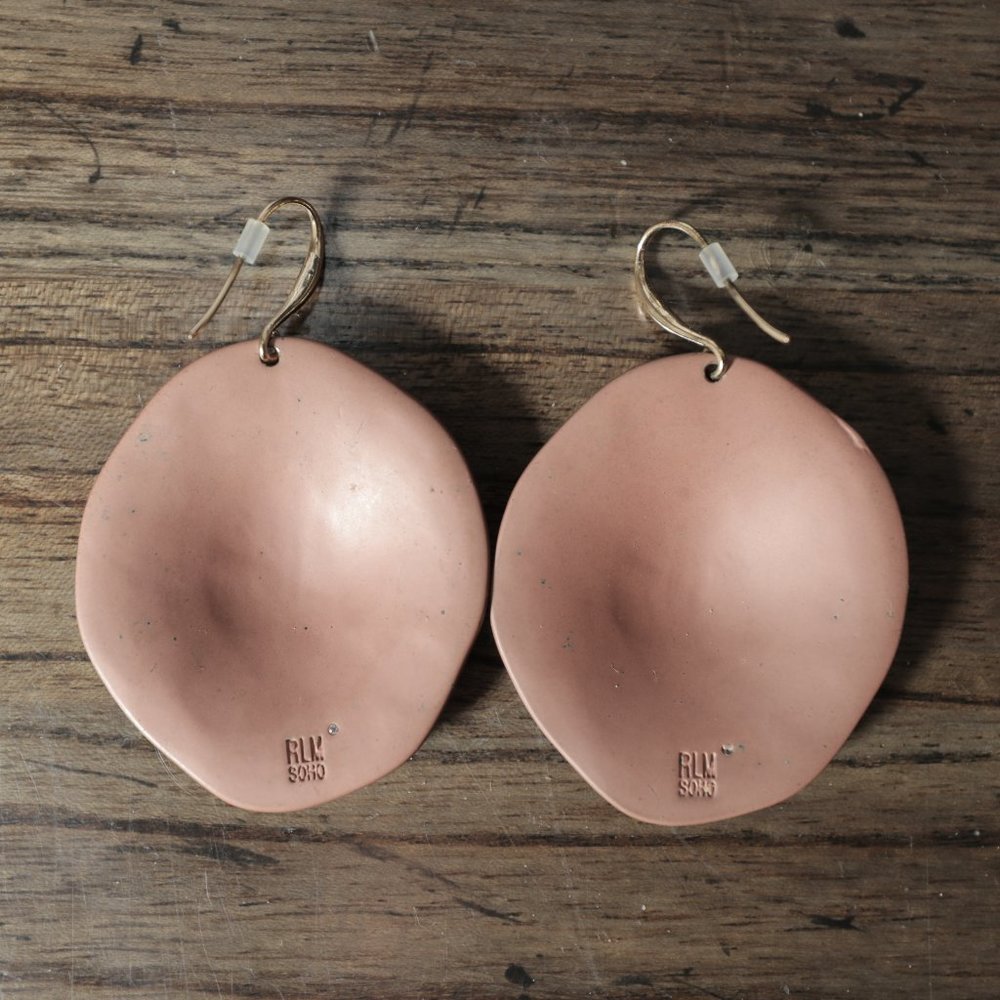 Robert Lee Morris Clay Earrings